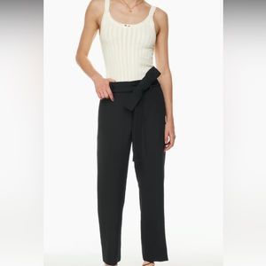 Wilfred Tie Front Crop Pants